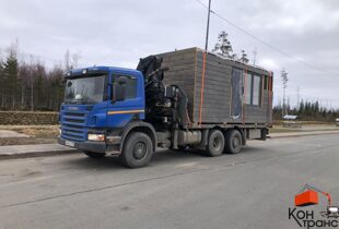 Доставка бытовки манипулятором в Тосно